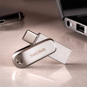 فلش مموری سن دیسک مدل Ultra Dual Drive Luxe ظرفیت 128GB