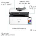پرینتر چند کاره لیزری اچ پی مدل HP Laser MFP 137FNW
