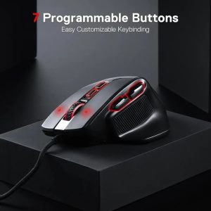 ماوس با سیم گیمینگ ردراگون مدل BULLSEYE M806 RGB