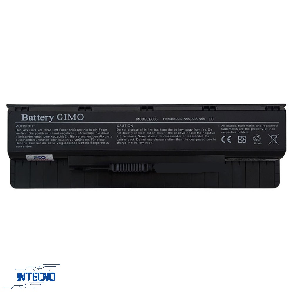 باتری لپ تاپ ایسوس مدل Battery Asus N56 6Cell باتری لپ تاپ ایسوس مدل Battery Asus N56 6Cell